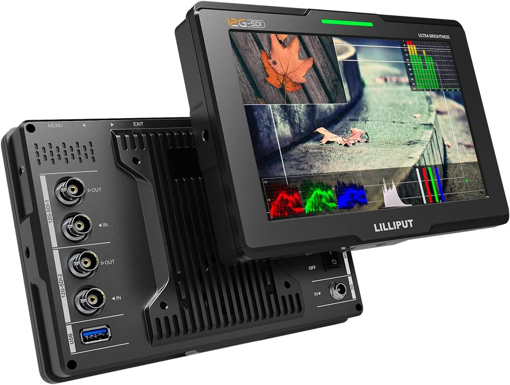 7" 2000nits 12G-SDI On-Camera Monitor E855