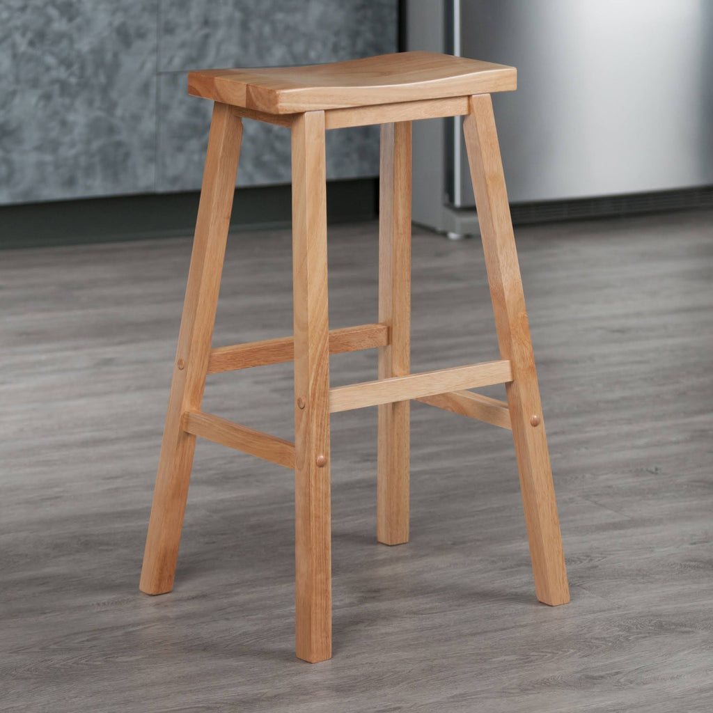 Beige Saddle Seat Stool Y18494