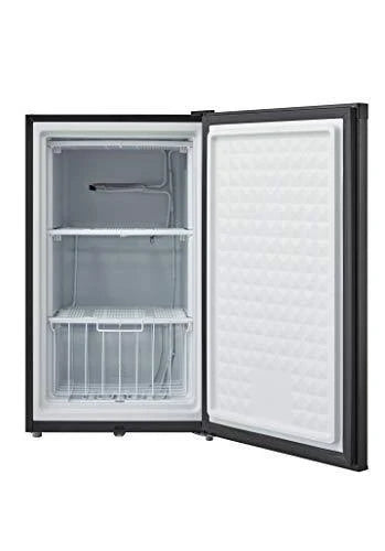 Black 3 Cu. ft. Compact Upright Freezer with Lock K48055