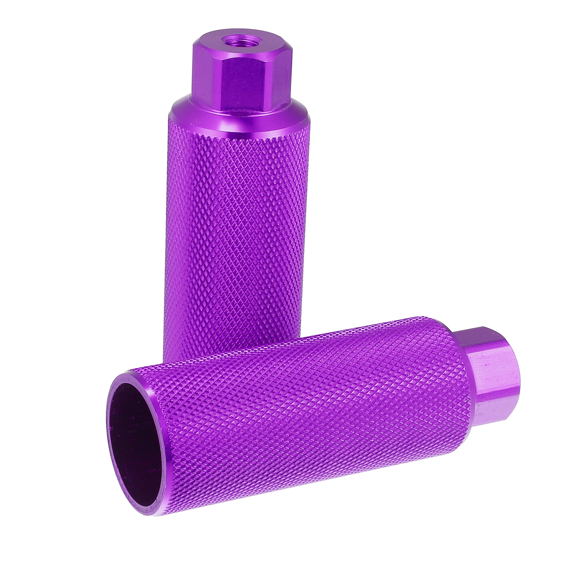 Black Purple Aluminum Alloy Bicycle Footrest Pegs F3018