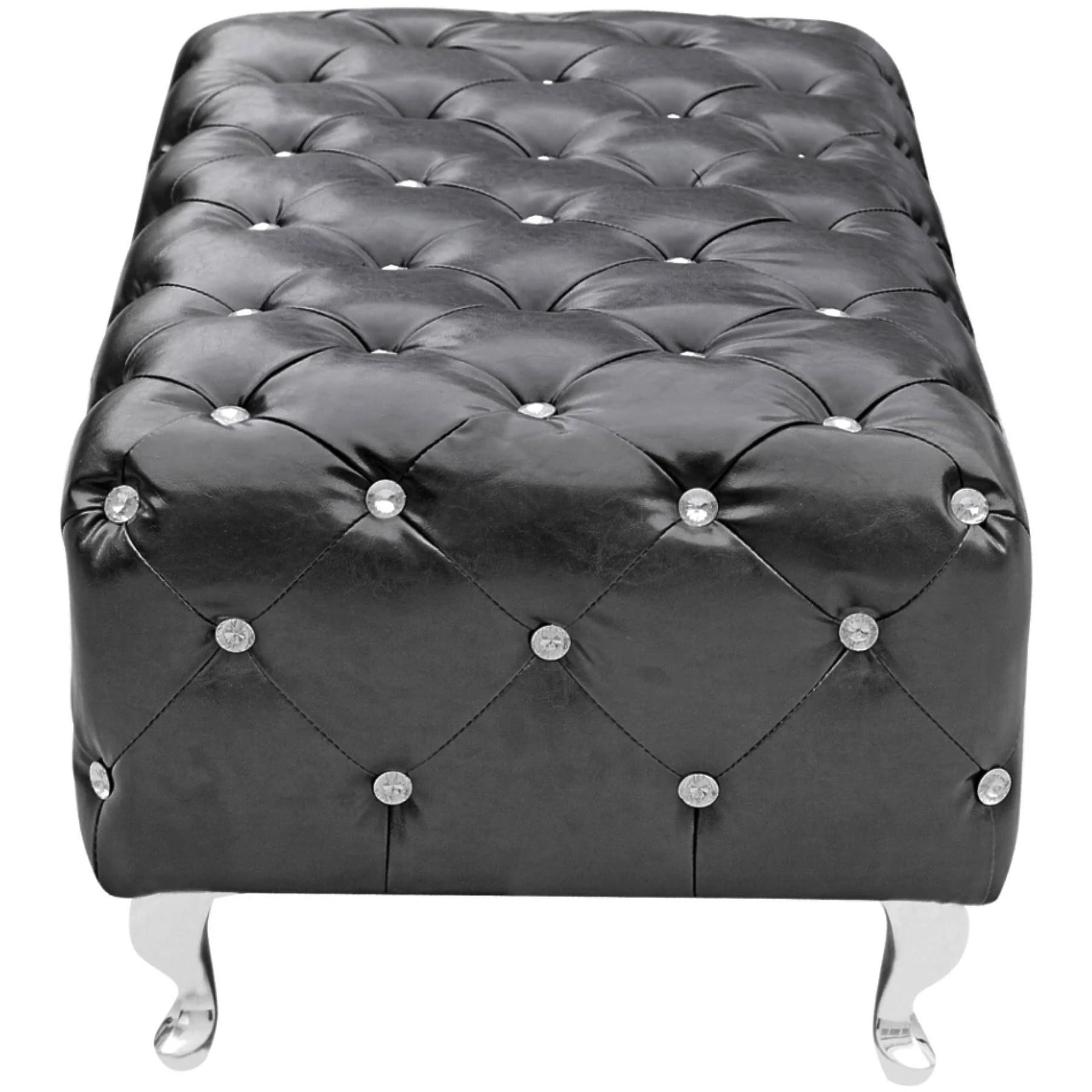 Tufted Bench - Black W370802