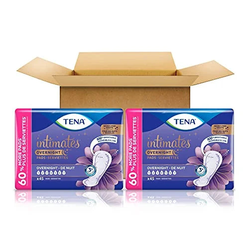 Overnight Absorbency Incontinence Pad for Women, 90 Count C19735