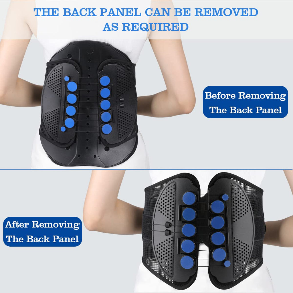 Lumbar Lower Back Brace LSO Support Waist Sacral Orthosis (X-Large) L577865