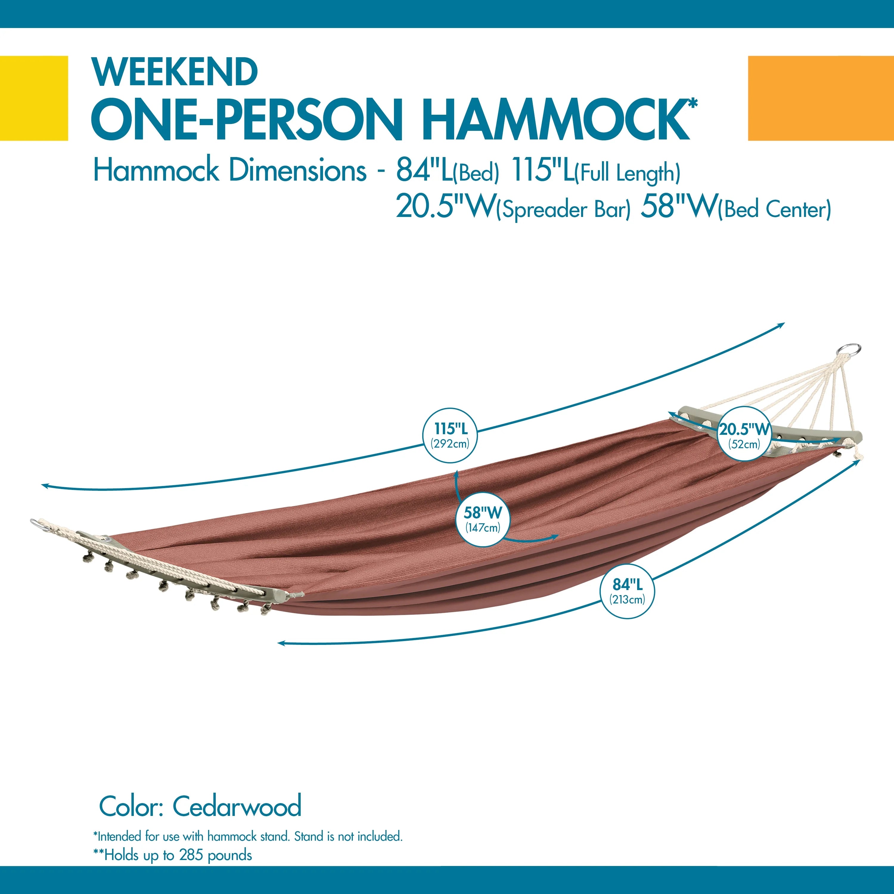 Cedarwood One-Person Hammock A1060