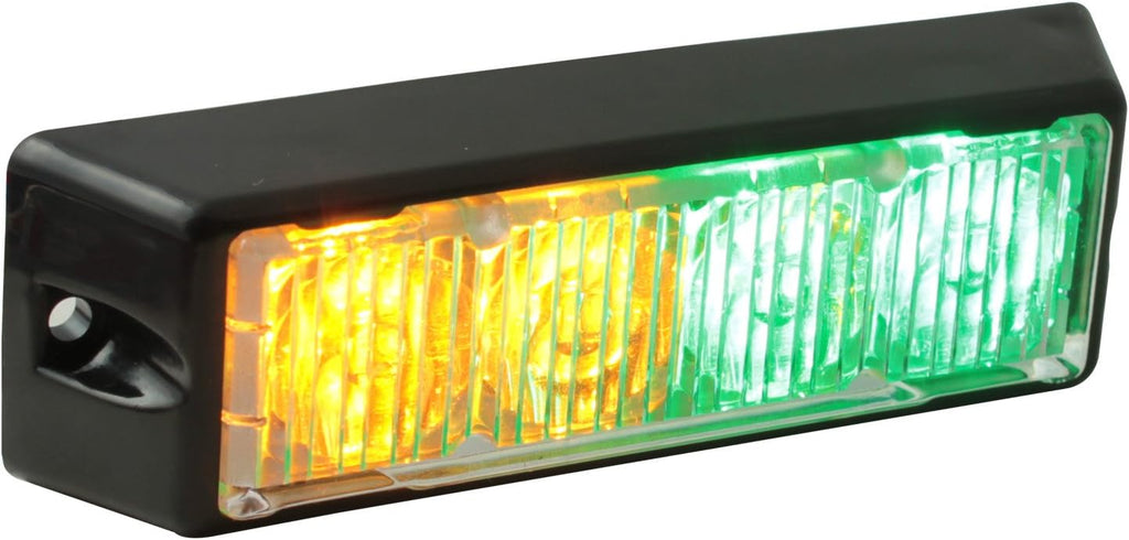 4pc 4" 4W Green White LED Flashing Strobe Light Head U2276