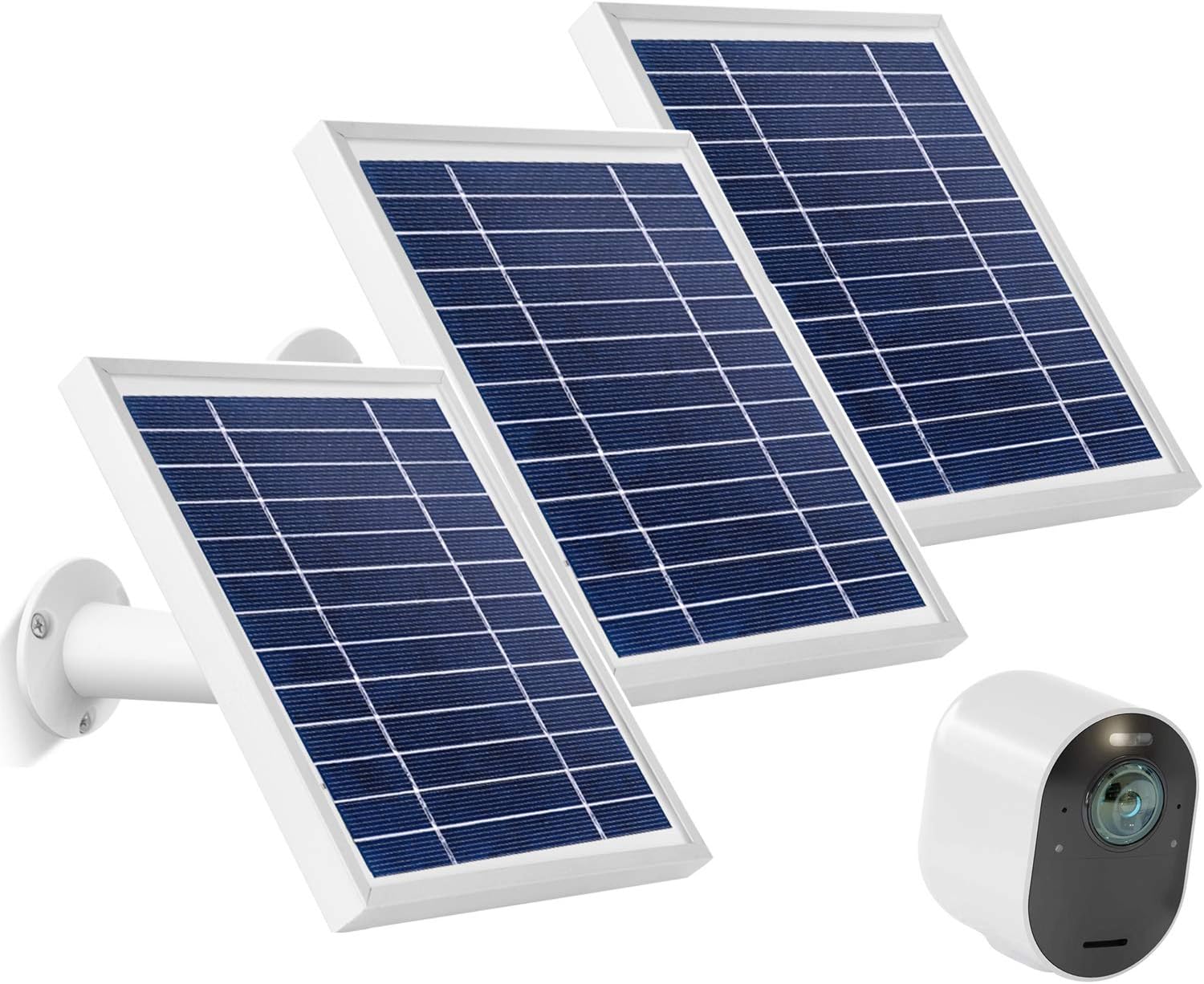 3 Pack 6V 3W Solar Panel with 11ft Waterproof Magnetic Power Cable I298