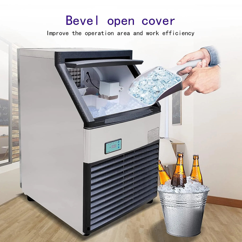 132lbs per Day Automatic Ice Cube Machine S412
