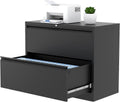 2 Drawer Metal Lateral File Cabinet with Lock M693