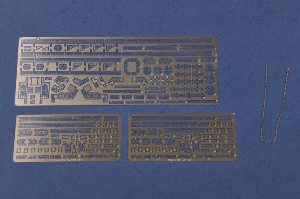 French Navy Pre-Dreadnought Battleship Danton Model Kit (1/350 Scale) A6466