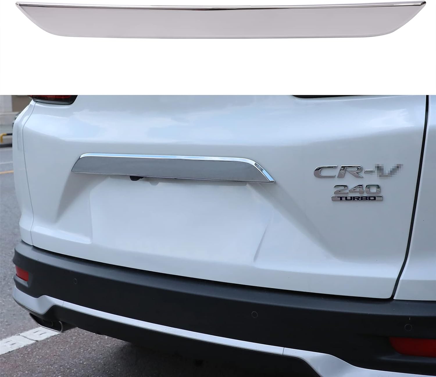 Chrome Rear Trunk Lid Molding Trim for Honda CR-V 2017 2022 Pack of 2 Z930