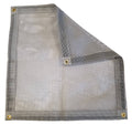 Gray Vinyl Coated Mesh Tarp 10 oz. A33214