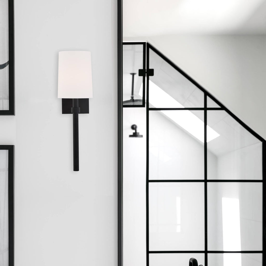 Black Forged Wall Mount Light N35513