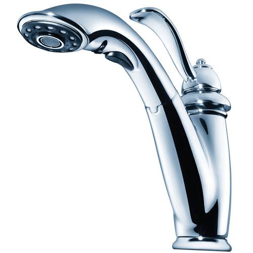 Tuscan Bronze Single Handle Pull-Out Kitchen Faucet T158