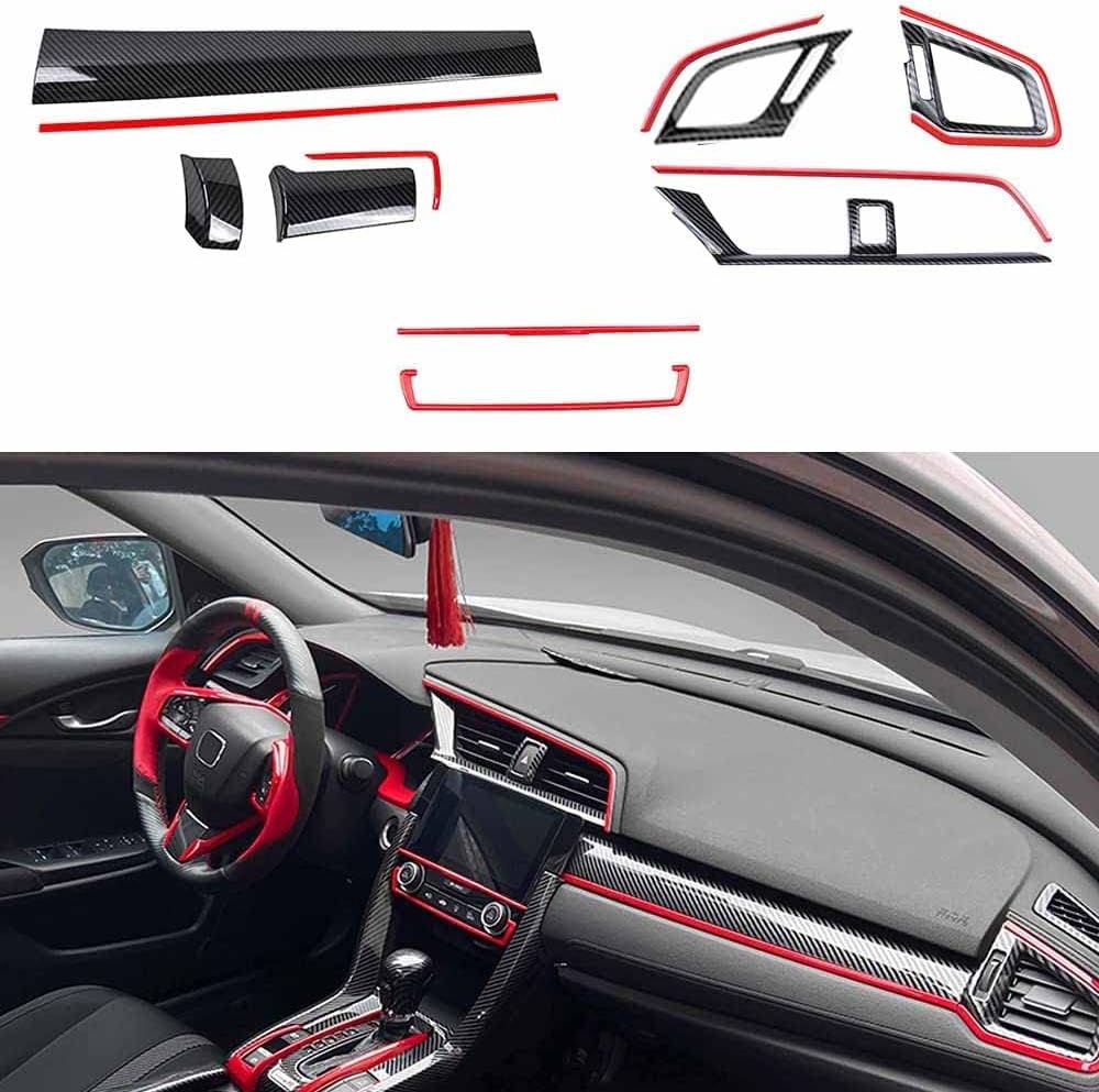 Carbon Fibre ABS Air Conditioning Outlet and Panel Instrument Panel Pack of 2 K817098