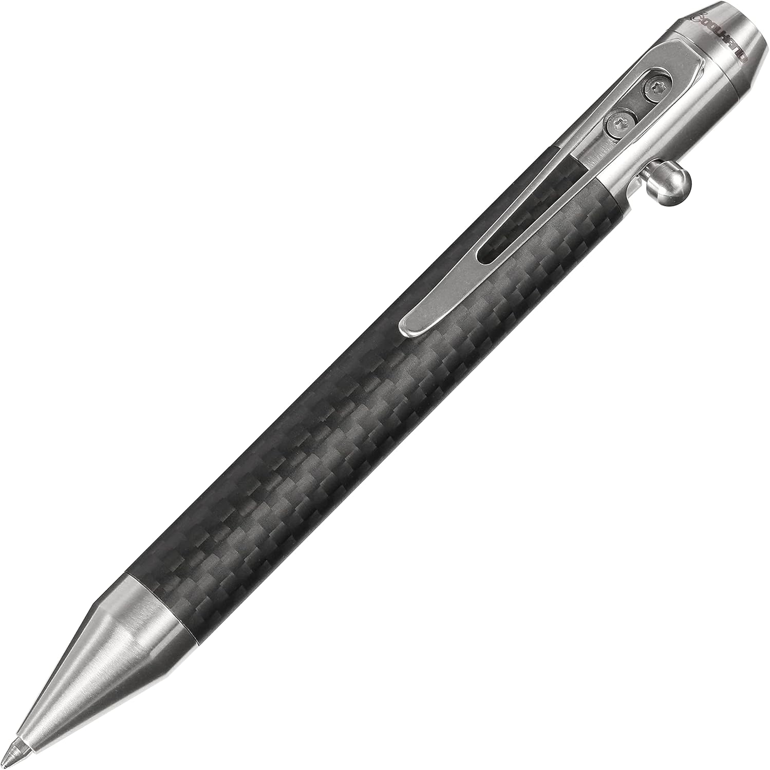 Titanium Bolt Action Pen with Pocket Clip S612