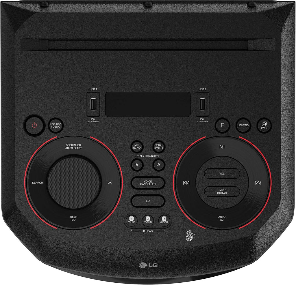 Bluetooth Audio System with LED Party Lighting and Karaoke Z534408