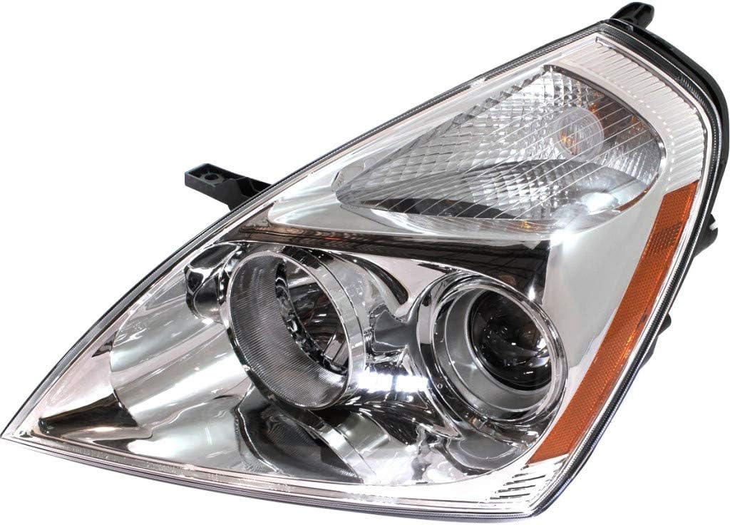 Passenger Side Halogen Headlight Assembly for Kia Sedona 2008-2012 Z17831