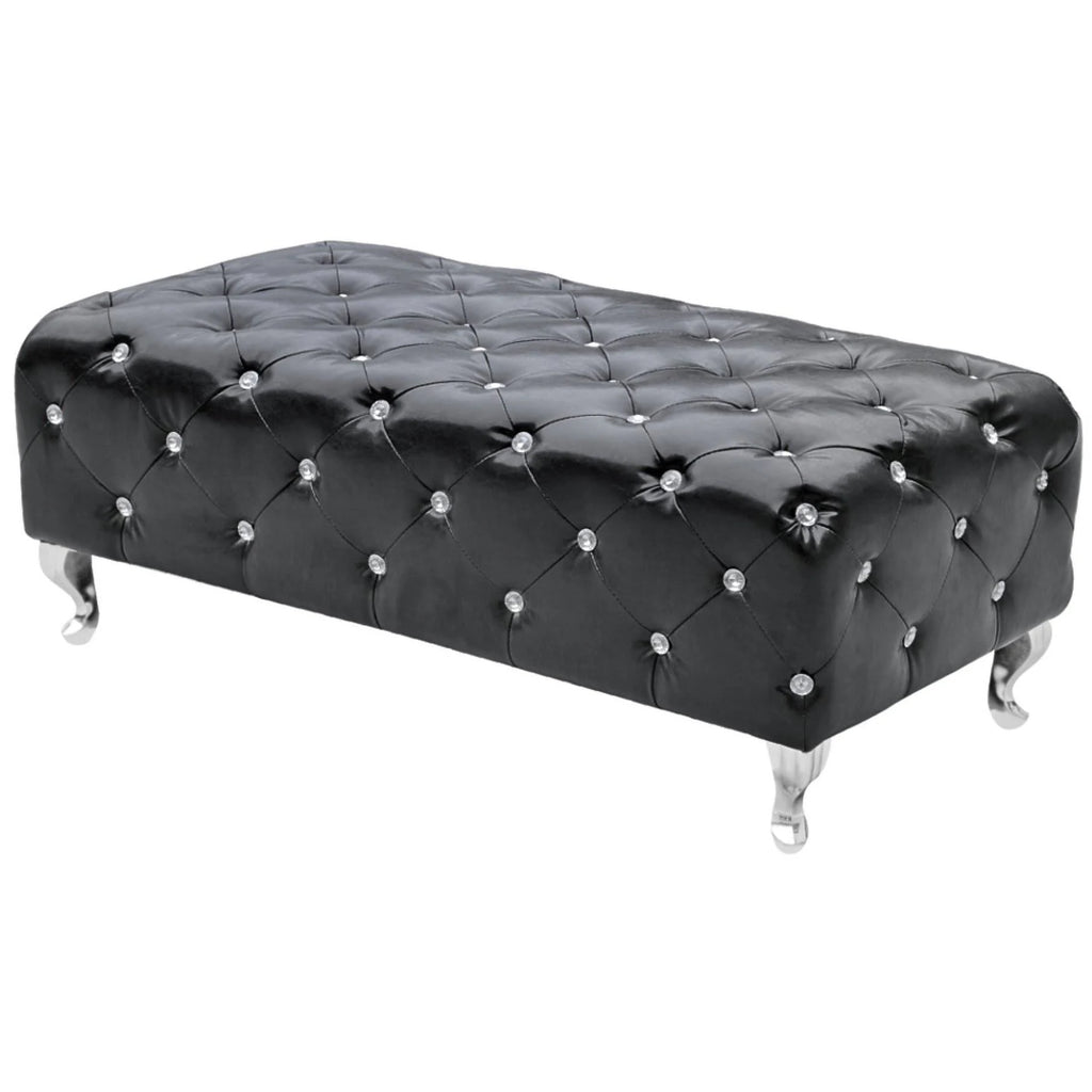 Tufted Bench - Black W370802