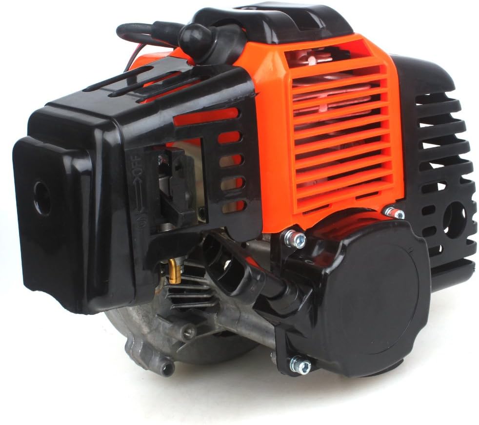 49cc Engine with Gear Reduction Transmission for 20T T8F Sprocket Pocket Bike Gas Scooter Mini ATV M192014