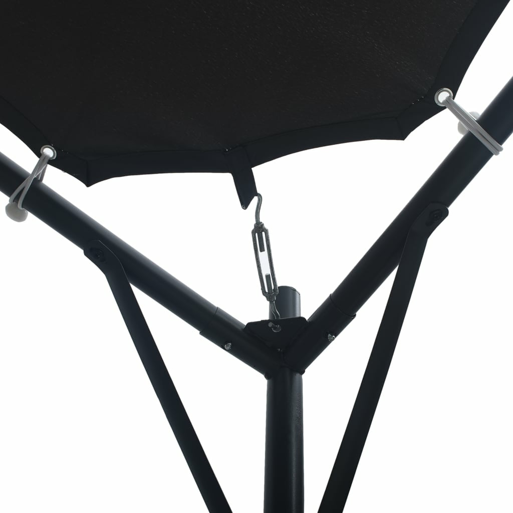 9.8ft x 9.8ft Steel Gazebo Tent Canopy U74381