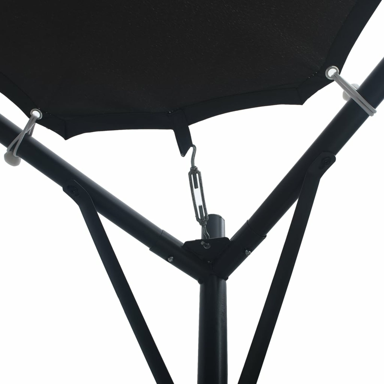 9.8ft x 9.8ft Steel Gazebo Tent Canopy U74381