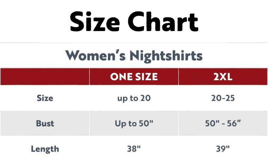 Maple Leaf Animal Designs Sleepshirt V22515
