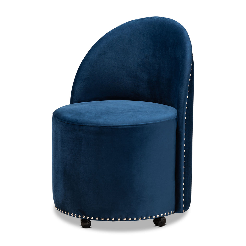 Navy Blue Bucket Chair E472399