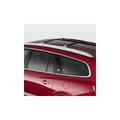 Roof Rack Cross Rail Package Black Rails with Chrome End Cap J856