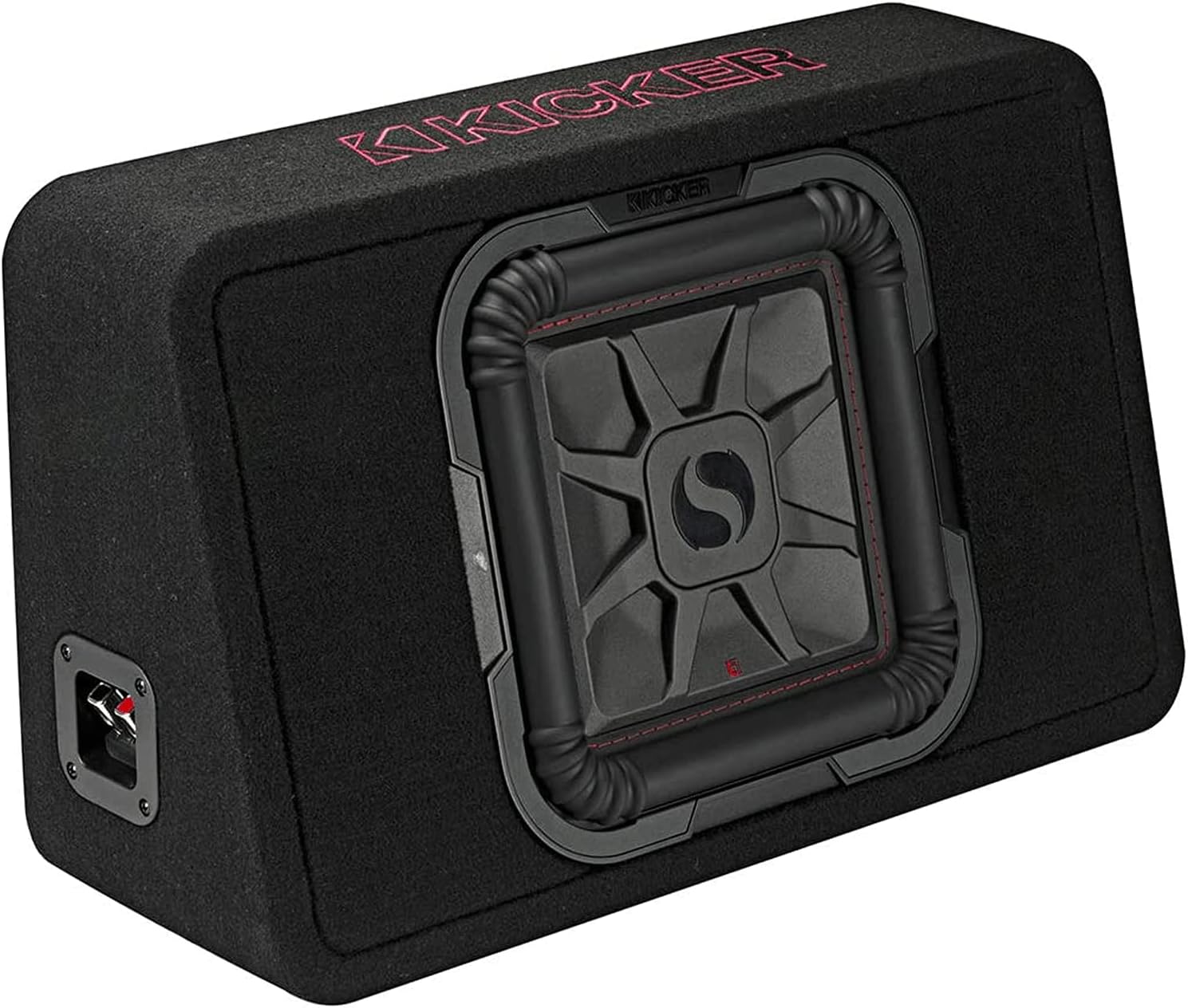 10 Inch 2 Ohm Car Audio Subwoofer Enclosure, Black W259