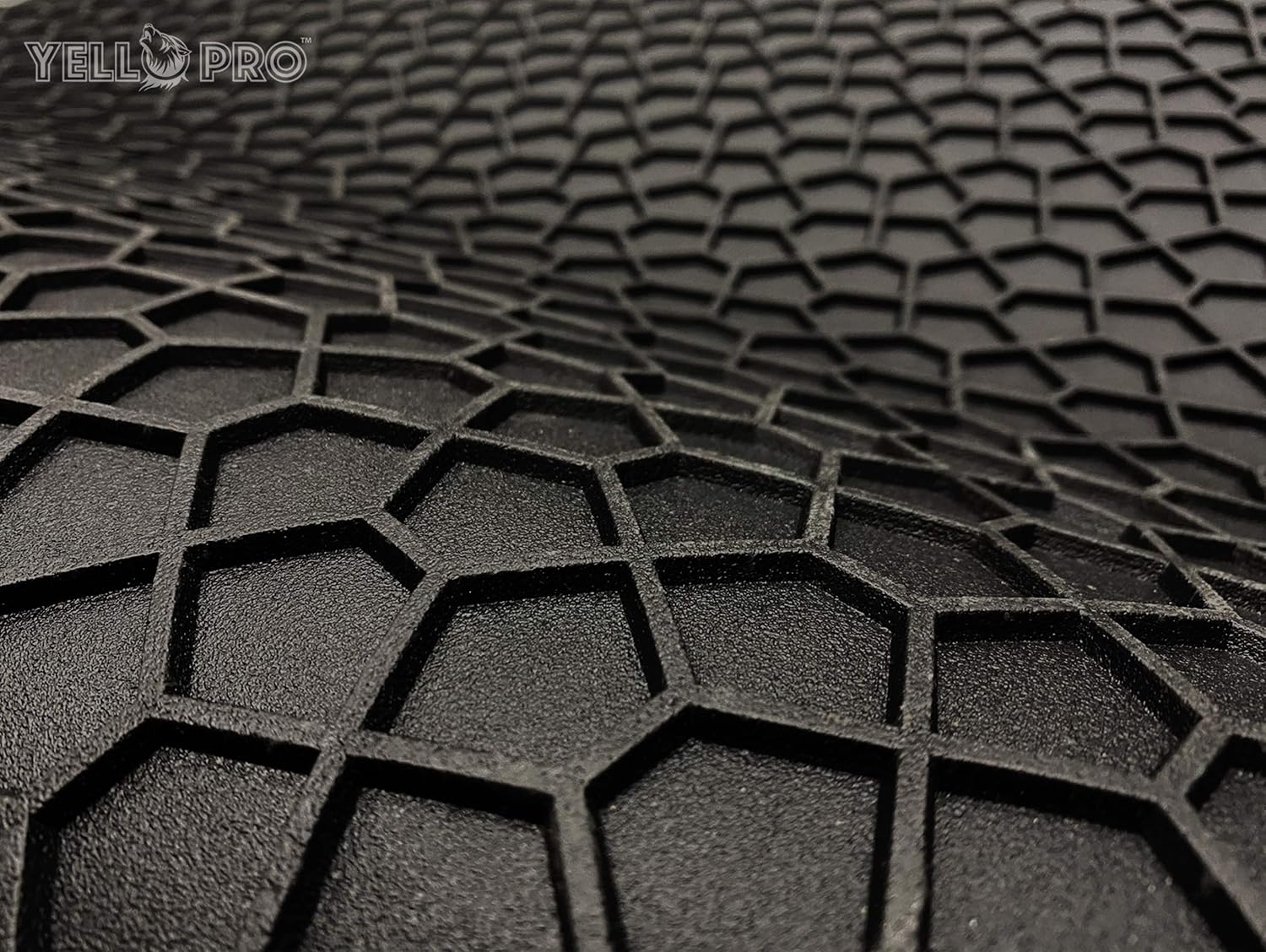Black Rubber Cargo Floor Mat for Tesla Model Y 5 Seater H102